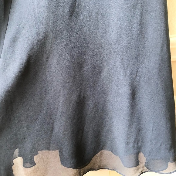 JKARA Beaded Navy Gown Maxi Dress - 6P - Picture 12 of 13